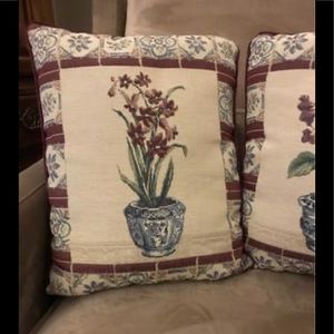 Flower pot cushions- two